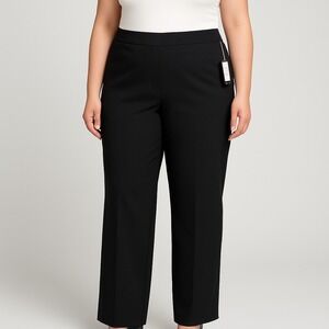 Jones Wear Women's Suit Pants Size 14 Black Lined Dress Career Slacks NWT